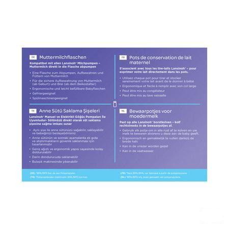 Lansinoh Bewaarflesjes Moedermelk 20517