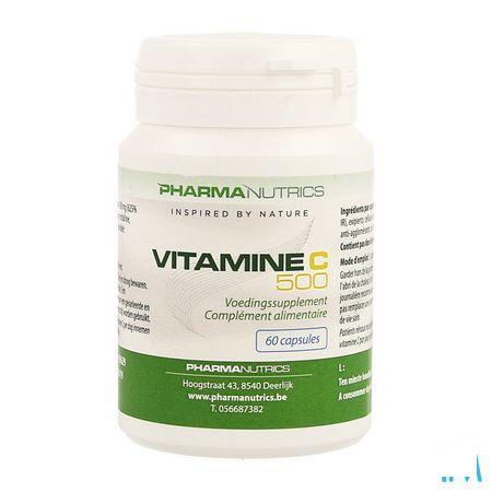 Vit C 500 V-Caps 60 Pharmanutrics  -  Pharmanutrics