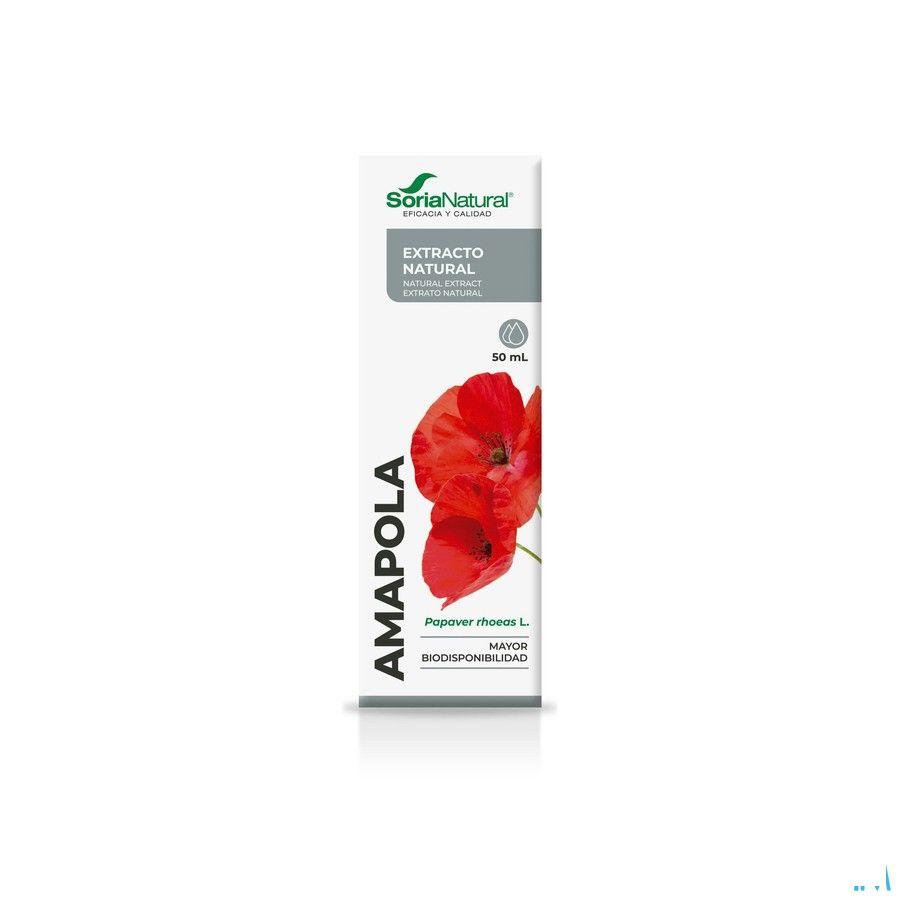 Soria Papaver Rhoeas Klaproos Extr.Glyc 50 ml  -  Soria Bel