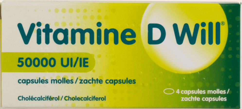 Vitamine D Will 50000Ie Zachte Caps 4  -  Will Pharma
