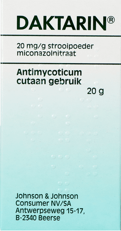 Daktarin Pulv Derm 1 X 20 gr 2%