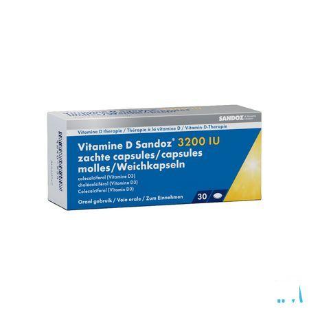 Vitamine D Sandoz 3200Iu Caps Zacht 30