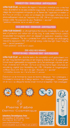 Avene Zon Spf50+ Ultra Fluid Eclat Radiance 50 ml