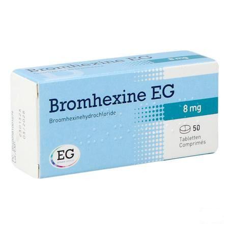 Bromhexine EG Tabletten 50 X 8 mg  -  EG