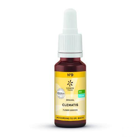 Bachbloesem Bio Nr 09 Clematis 20 ml  -  Eureka Pharma