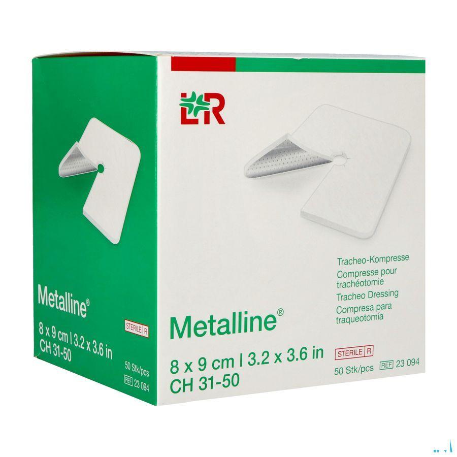 Metalline Kompres Tracheo Ster 8x9cm 50 23094  -  Lohmann & Rauscher