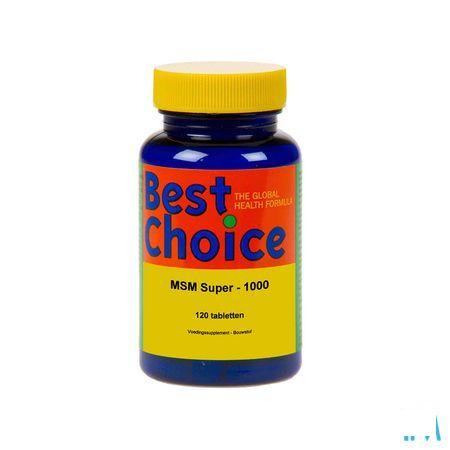 Best Choice Msm Super 1000 Tabletten 120