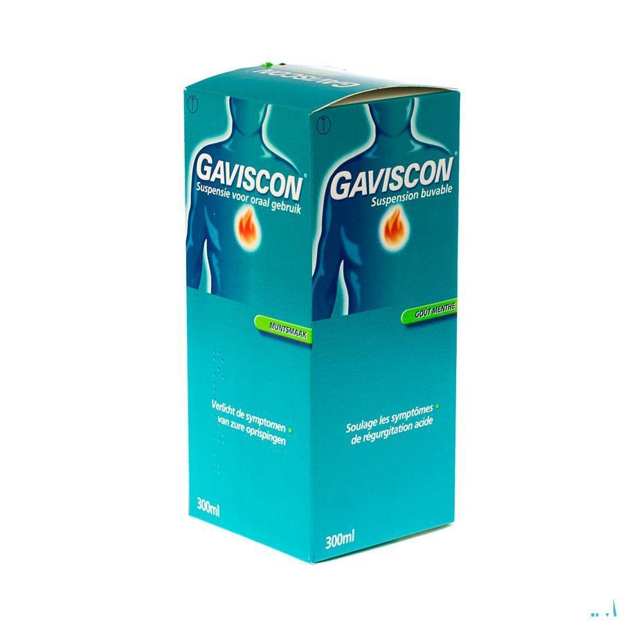 Gaviscon Menthe Munt Suspensie Drink 300 ml