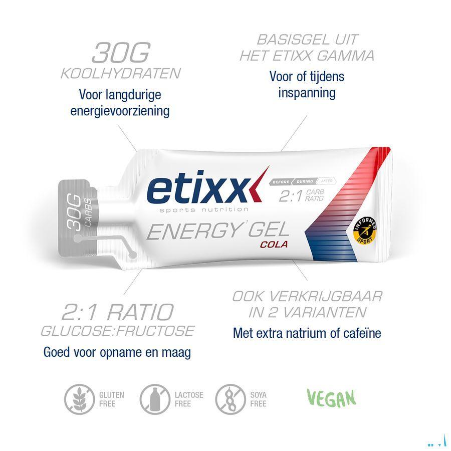 Etixx Energy Gel Cola 12X40 ml  -  Ceres Pharma