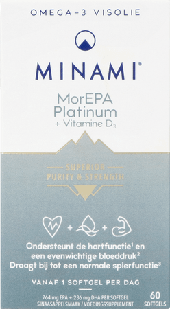 Minami Morepa Platinum + Vit D3 Caps 60  -  Nestle