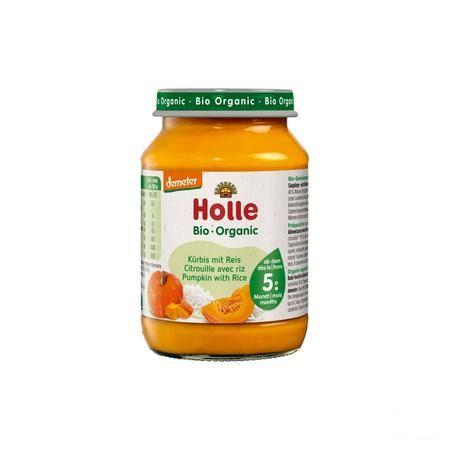 Holle Citrouille-riz Bio 190 gr Bh324  -  Natur'Inov