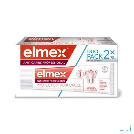 Elmex Dentifrice A/Caries Professionnel 2 x 75 ml