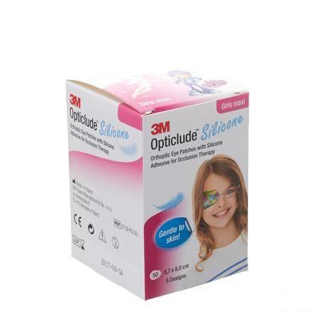 Opticlude 3m Silicone Eye Patch Girl Maxi 50  -  3M
