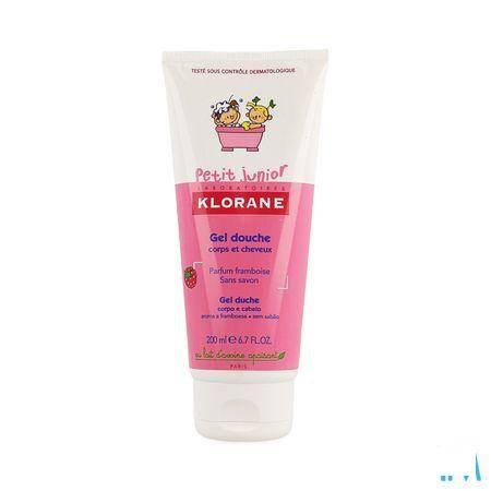 Klorane Petit Junior Douche Gel Framboos 200 ml