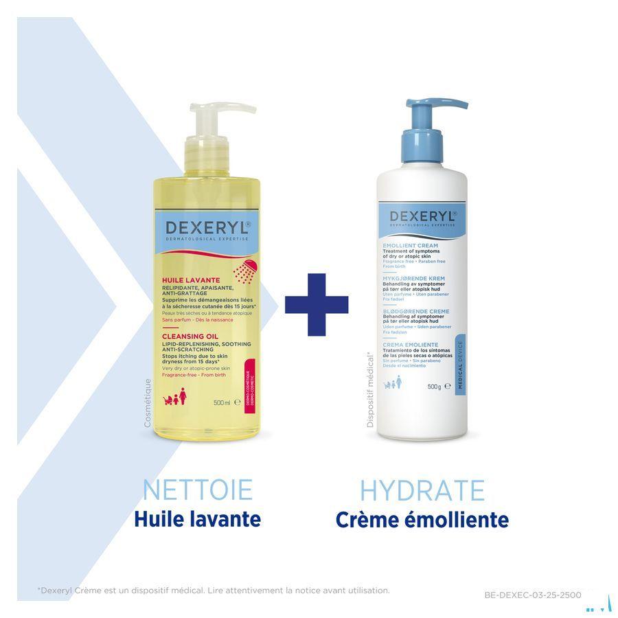 Dexeryl Huile Lavante Fl Pompe 500 ml