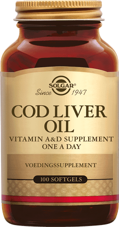 Solgar Cod Liver Oil (levertraan) Softgel 100  -  Solgar Vitamins