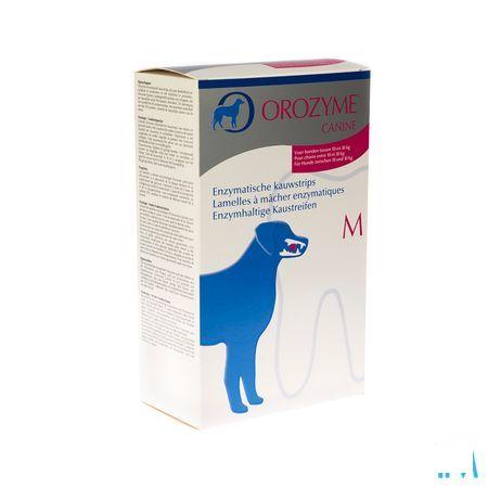 Orozyme Canine M Kauwstrip Enzym.hond 10-30Kg 141 gr  -  Ecuphar