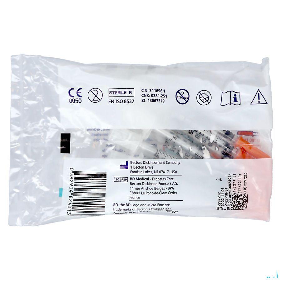 Bd Microfine+ Ins.Spuit 0,5  ml 29G 12,7Mm 10 324824