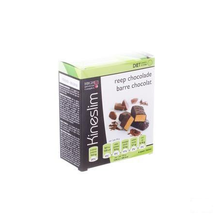 Kineslim Reep Chocolade 4x36g  -  Ocebio