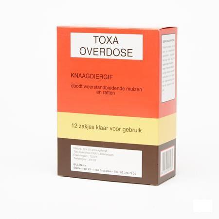 Toxa Overdose Souricide 12 X 25 gr