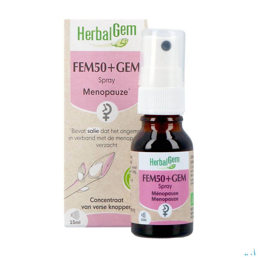 Herbalgem Fem50+ Gem Spray Bio 15 ml
