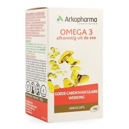 Arkogelules Omega 3 Origine Marine 180  -  Arkopharma