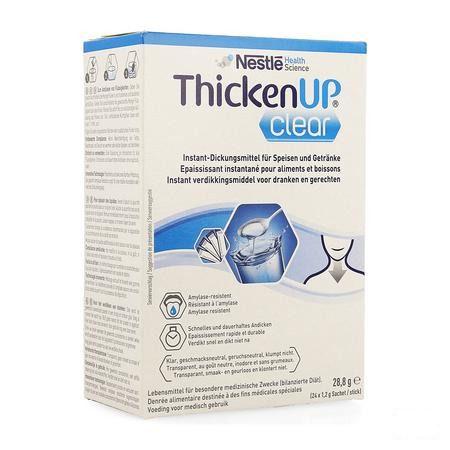 Thickenup Clear Zakjes 24x1,2g  -  Nestle