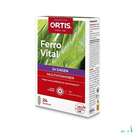 Ortis Ferro Comprimes 24  -  Ortis