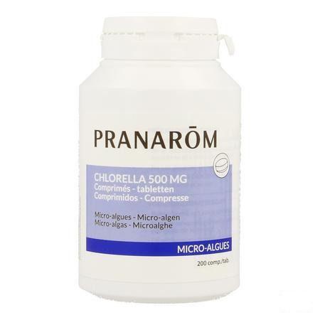 Chlorella 500 mg Comprimes 200x500 mg  -  Pranarom