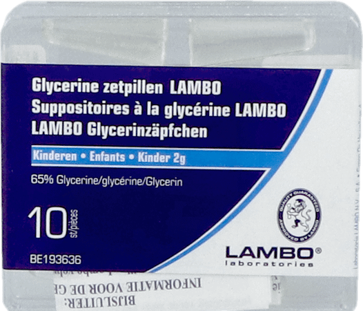 Glycerine Lambo Suppo Conique Enf 10  -  Lambo