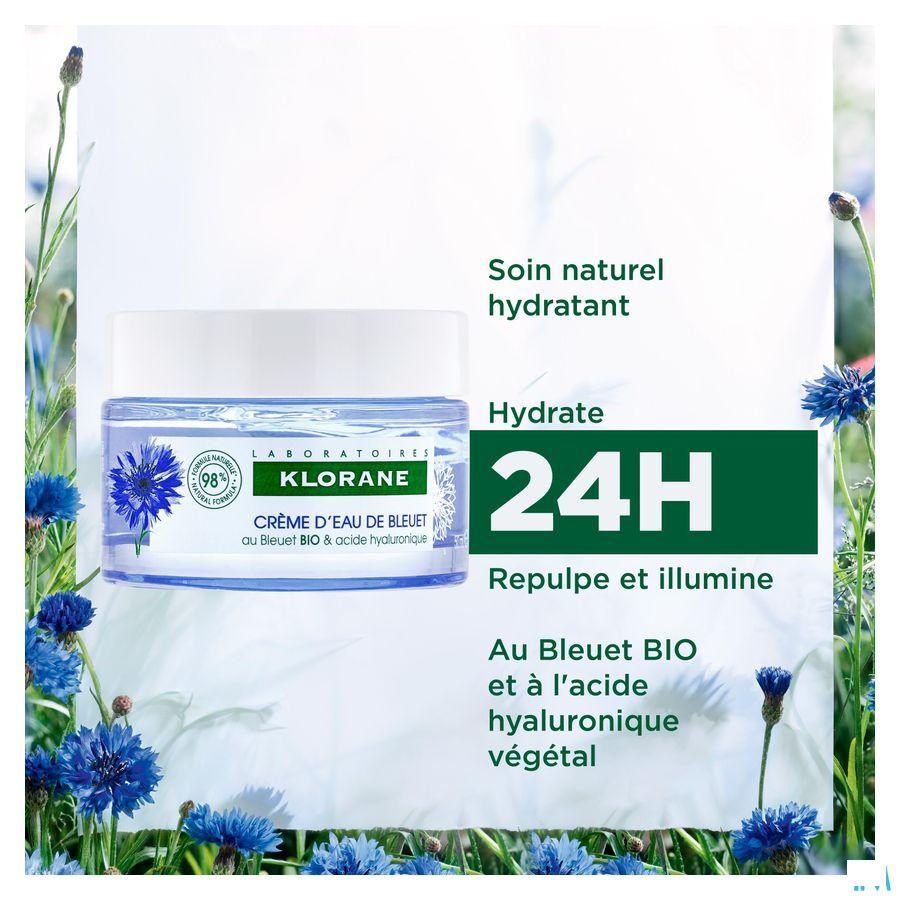 Klorane Gezicht Korenbloem Watercreme 50 ml