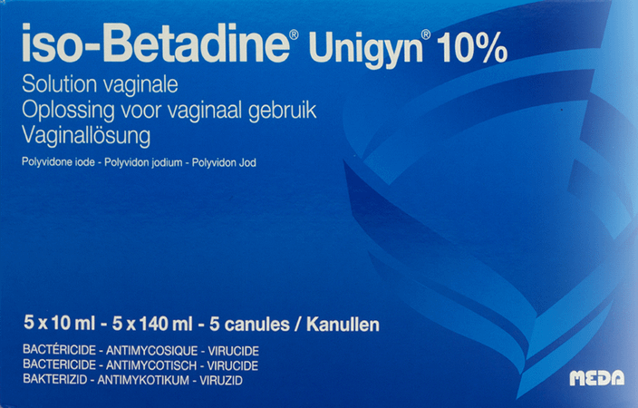 Iso Betadine Unigyn 5monodos + 5canul
