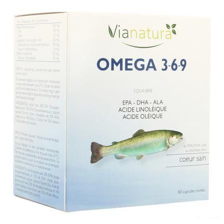 Via Natura Omega 3-6-9 SoftCapsule 80  -  Ocebio