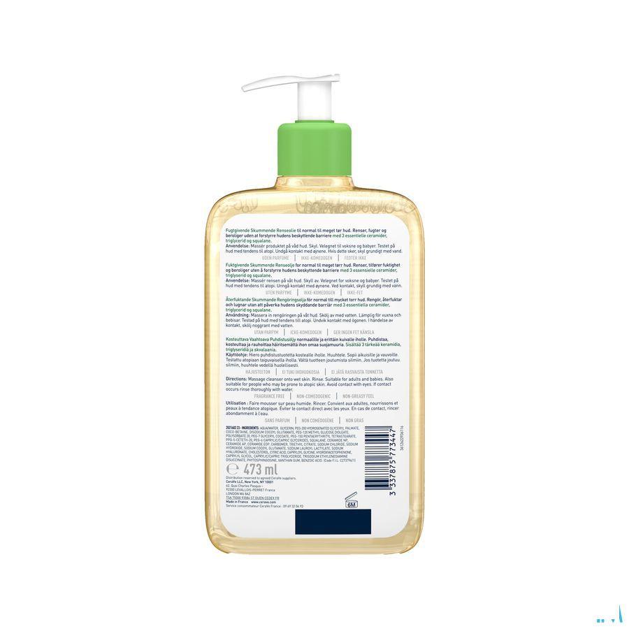 Cerave Hydraterende Schuimend Reinigingsolie 473 ml  -  Cerave