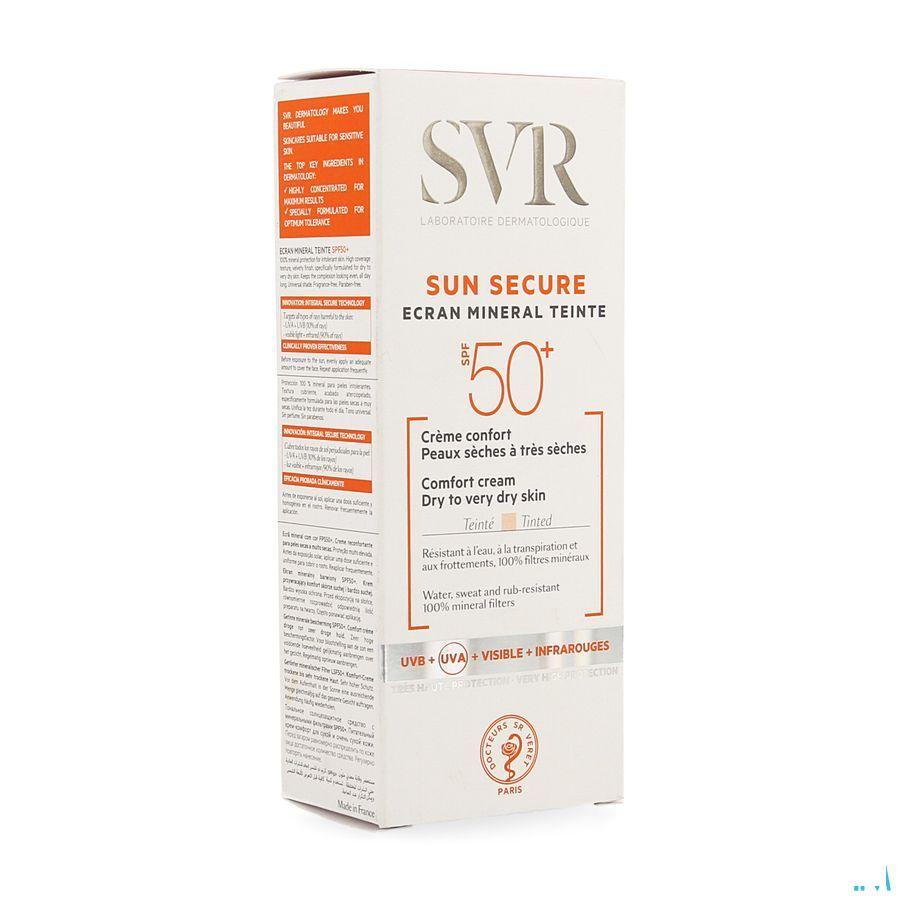 Sun Secure Gekleurde Miner. Droge Huid Ip50 + 60 ml  -  Svr Laboratoire