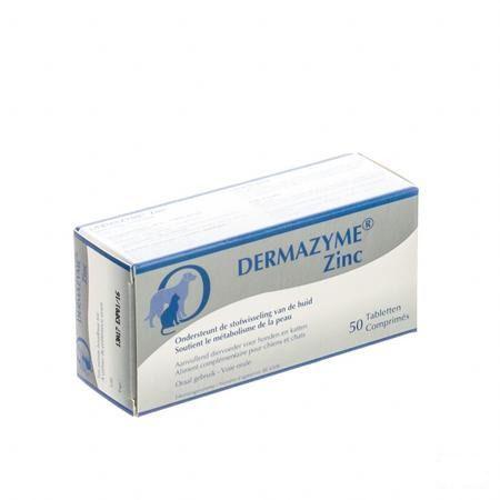 Dermazyme Zink Hond Tabletten 50  -  Ecuphar