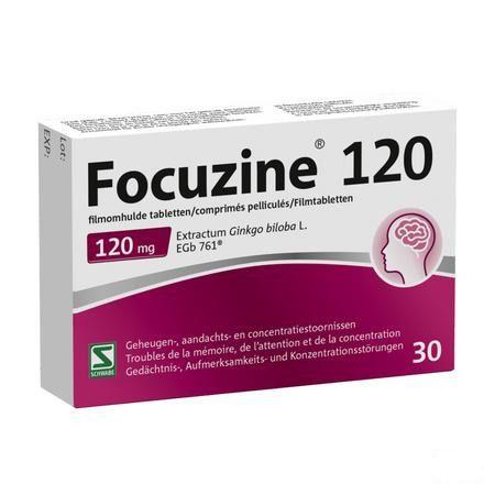 Focuzine 120 mg Filmomh Tabl 30 X 120 mg  -  Vsm