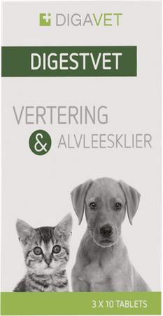 Digavet Digestvet Hond Kat Comp 3X10