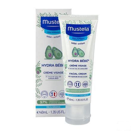 Mustela Baby Hydra Gelaatscreme Tube 40 ml