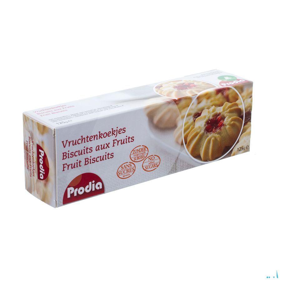 Prodia Biscuit Fruits + Edulcorant 125 gr 6265  -  Revogan