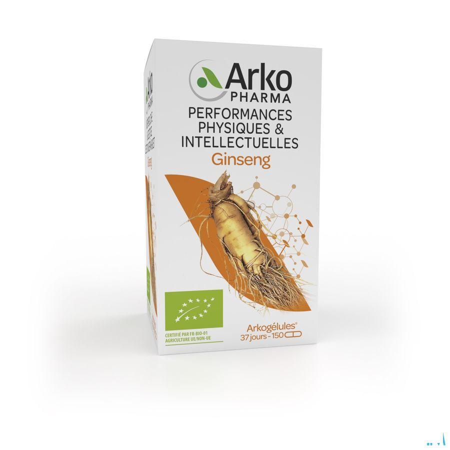 Arkogelules Ginseng Bio Caps 150  -  Arkopharma