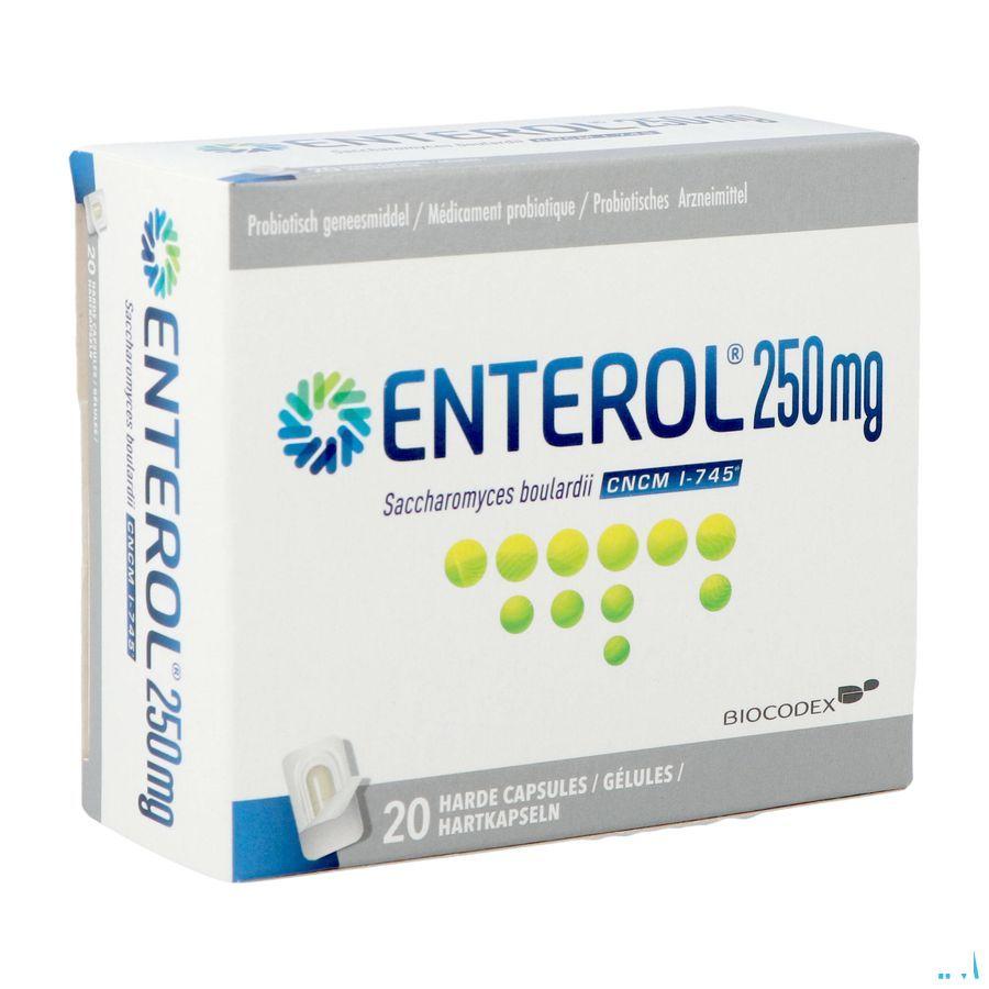 Enterol 250 mg Capsule Harde Dur S/blister 20x250 mg