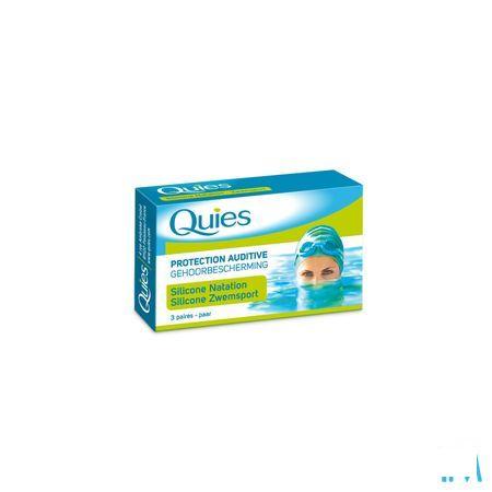 Quies Oordoppen Speciaal Zwemsport Maxi Sil.3paar  -  Quies