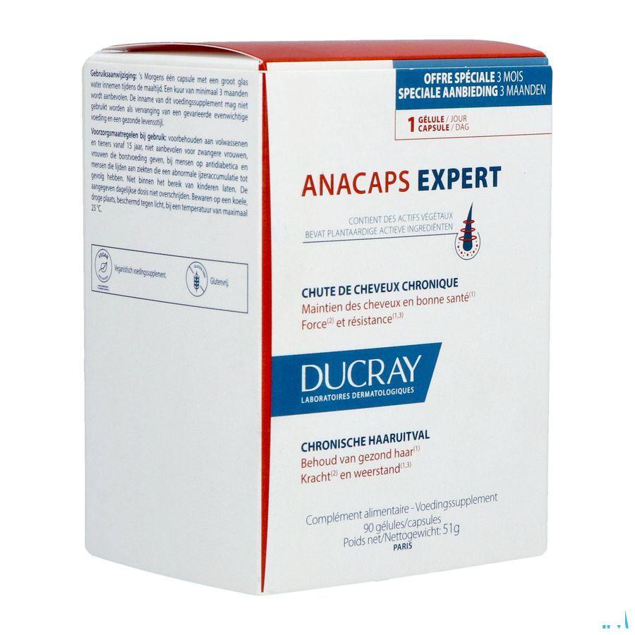 Ducray Anacaps Expert Progres. Haarutival Caps 90