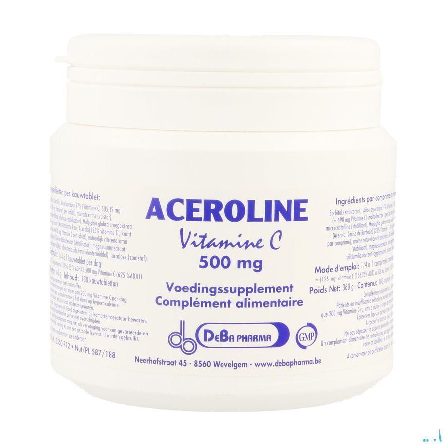 Aceroline 500 Kauwtabletten 180  -  Deba Pharma