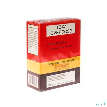 Toxa Overdose Muizenvergif 12 X 25 gr