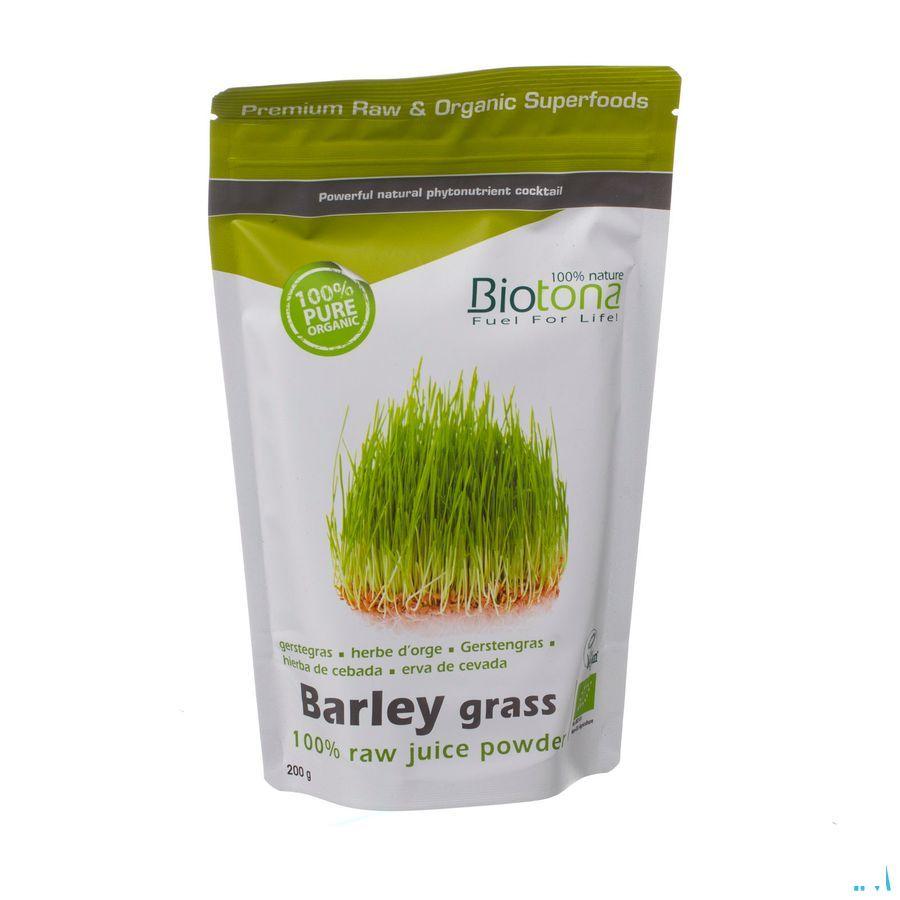 Biotona Barley Grass Raw Juice Powder 200 gr  -  Keypharm