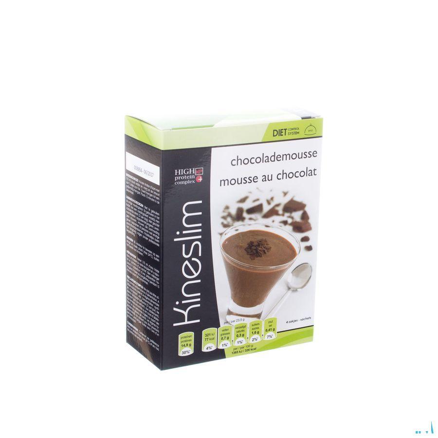 Kineslim Mousse Au Chocolat Poudre Sachets 4  -  Ocebio