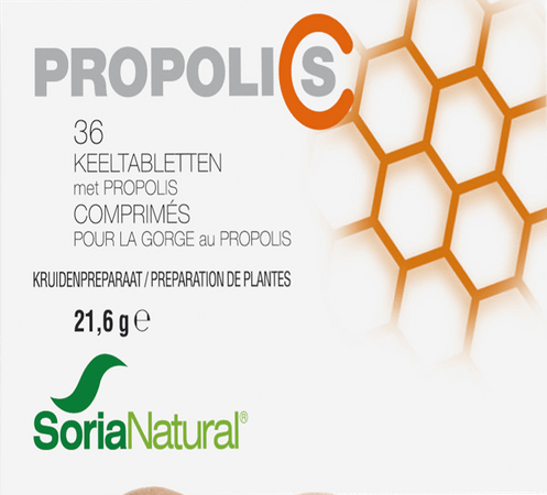 Soria Propolis C 36 Keeltabletten  -  Soria Bel