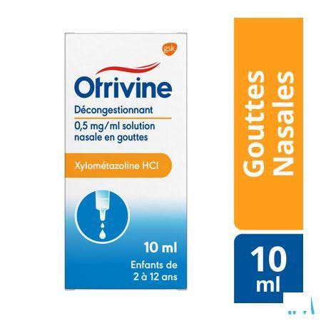 Otrivine Hydrat 0,5/1000 Gouttes 10 ml